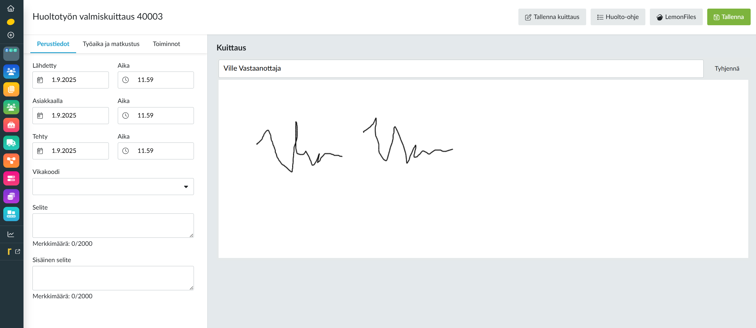 lemonsoft-huoltotyon-valmiskuittaus
