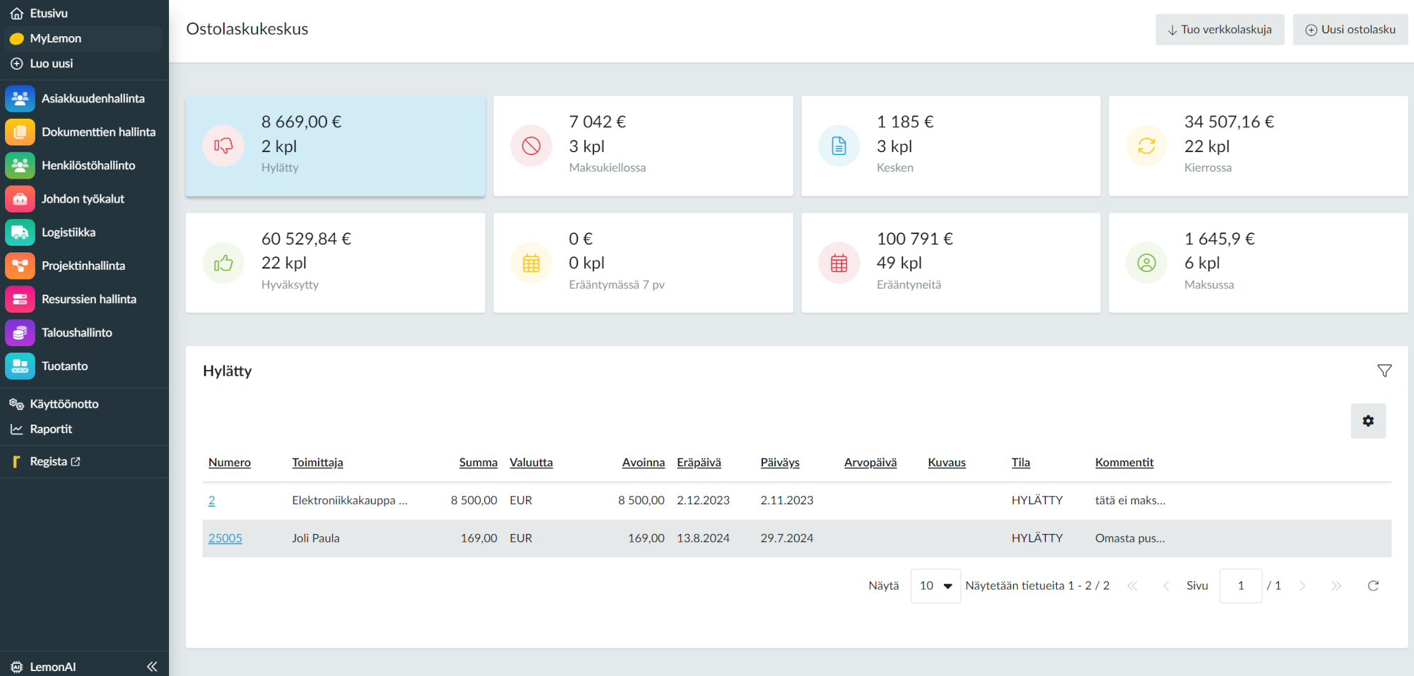 lemonsoft-ostolaskukeskus