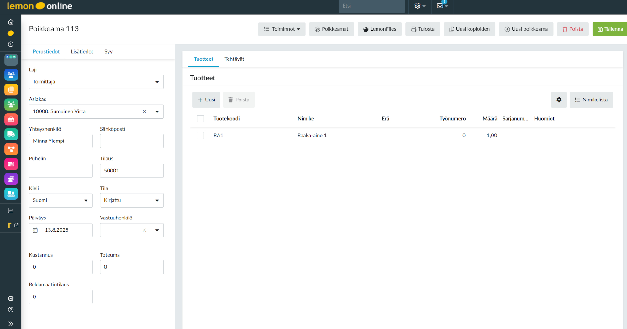 lemonsoft-poikkeamien-kasittely