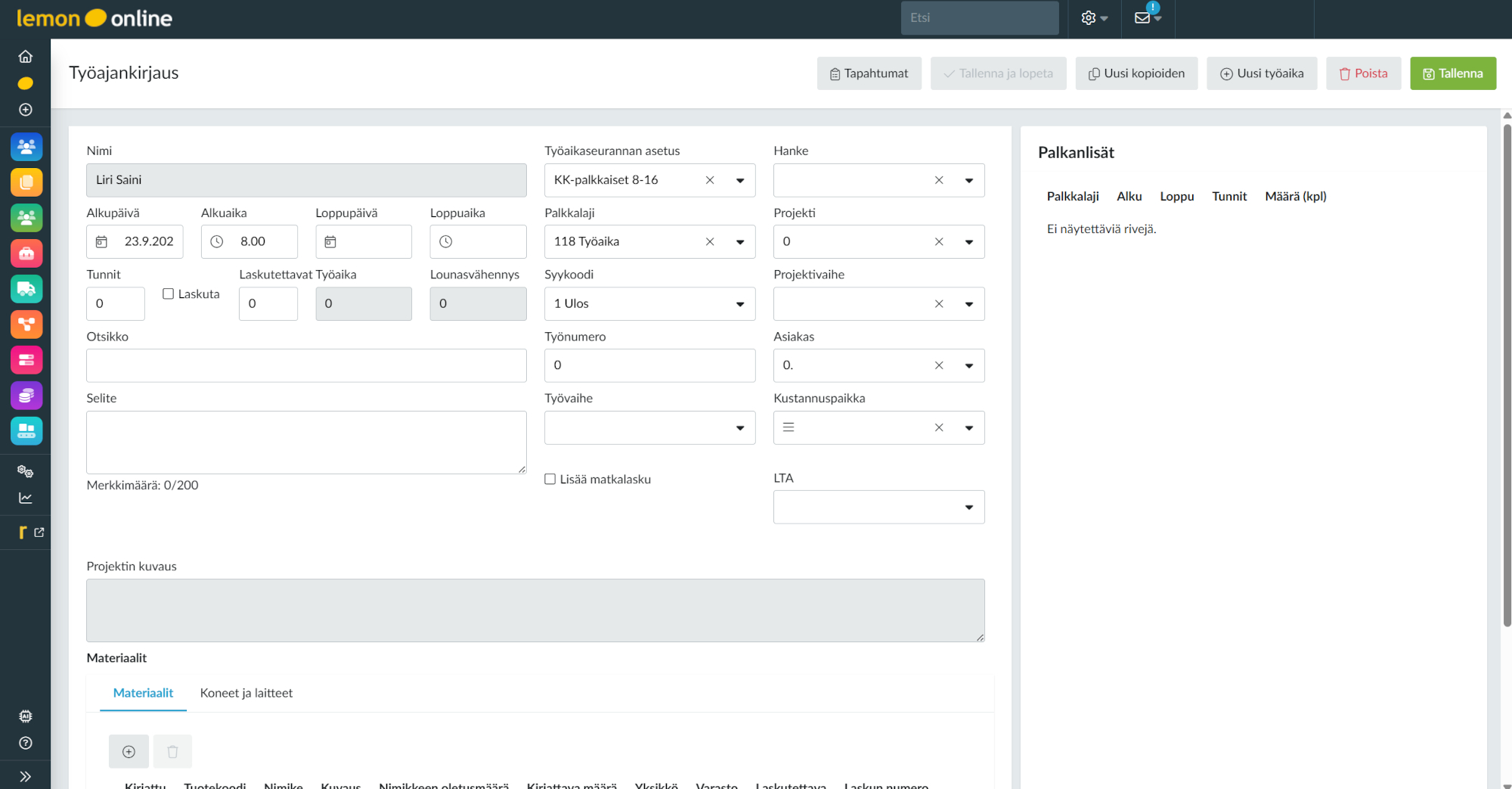 lemonsoft-tyoajankirjaus