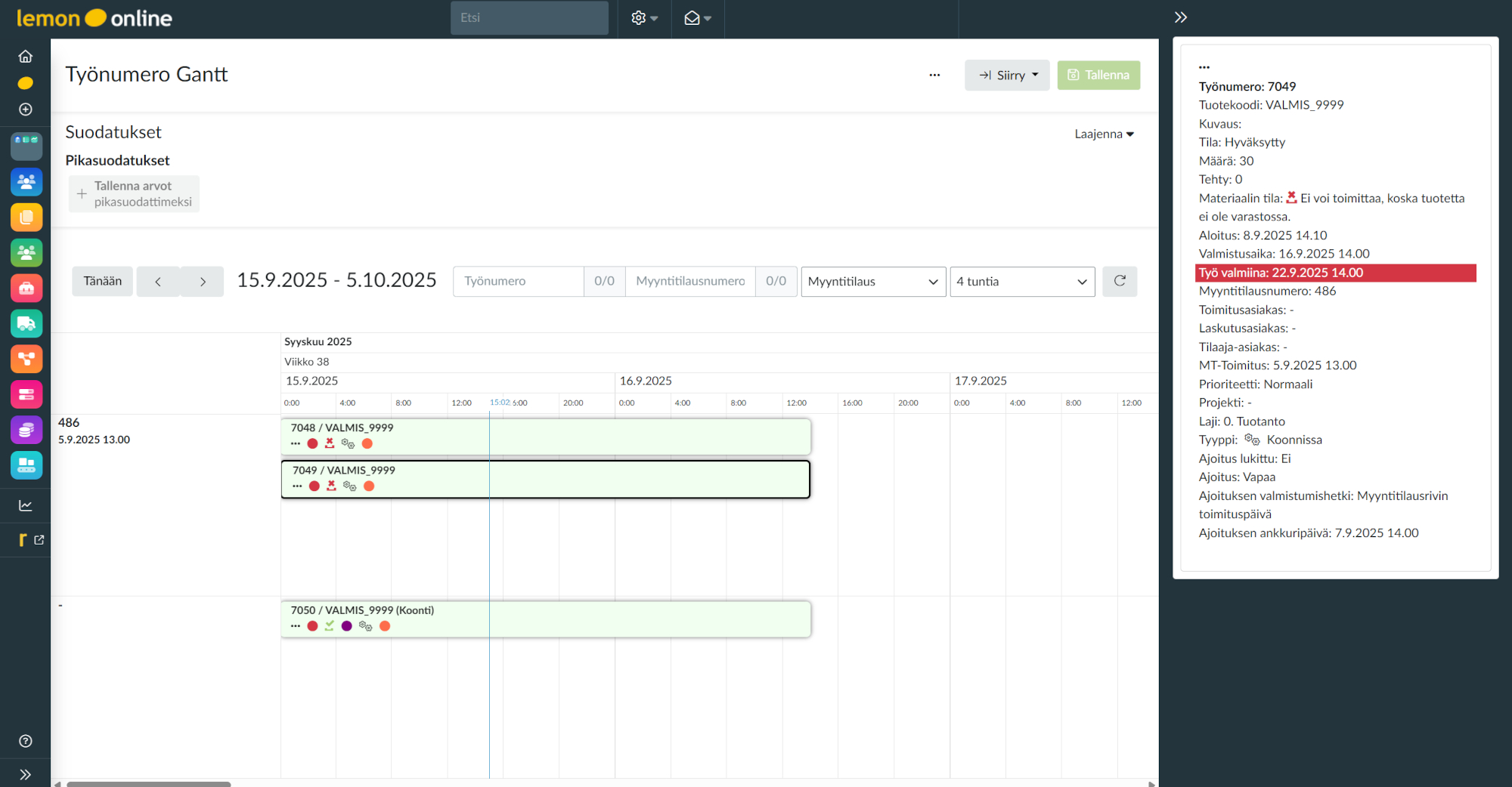 lemonsoft-tyonumero-gantt